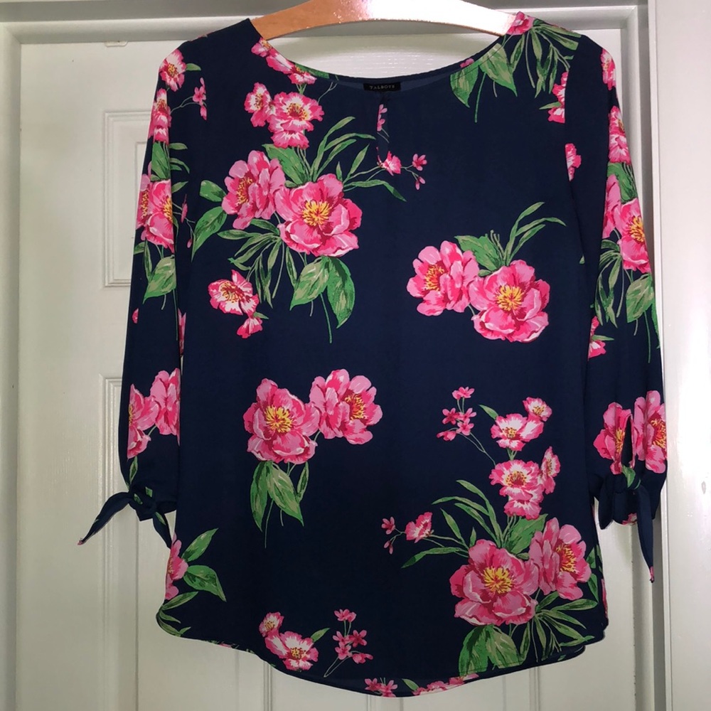 EUC Talbots floral top